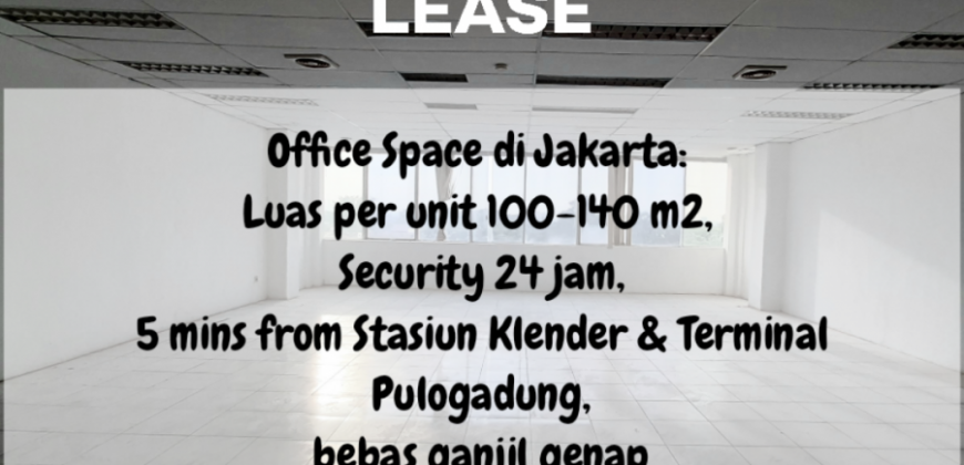 Sewa Termurah Office Space Executive Suite di Jakarta Kondisi Bare