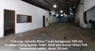 Gudang Siap Pakai di Jatinegara, Cakung, Jakarta Timur