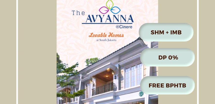 Dijual Avyanna Cinere Rumah Baru American Classic