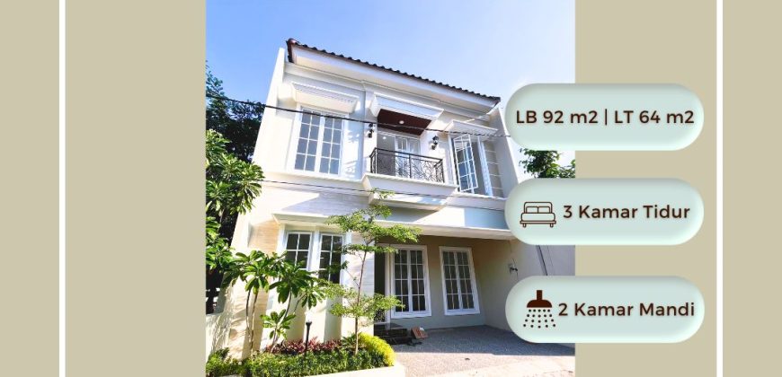 Dijual Avyanna Cinere Rumah Baru American Classic